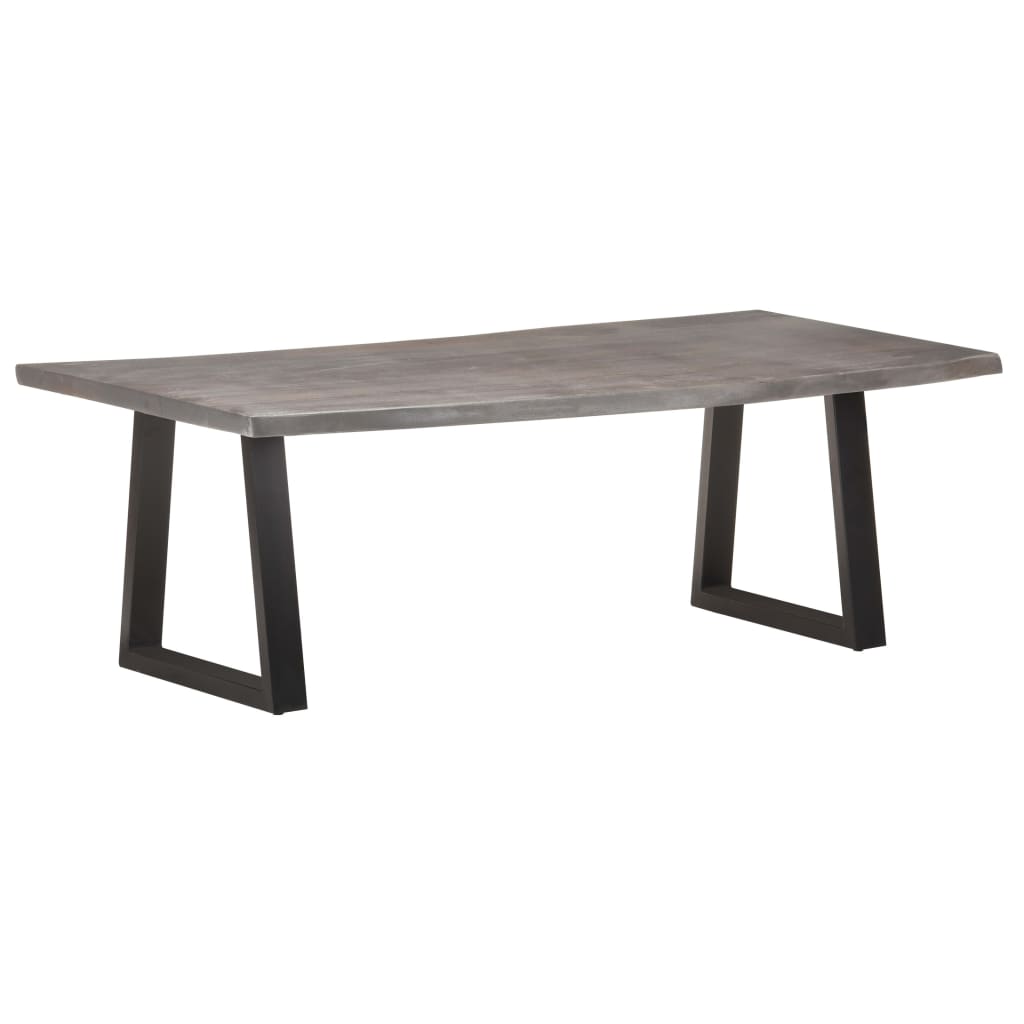 vidaXL Coffee Table with Live Edges Living Room Furniture Solid Wood Acacia
