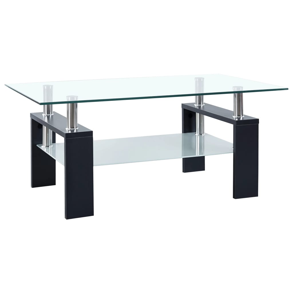 vidaXL Coffee Table End Table Sofa Table Living Room Furniture Tempered Glass