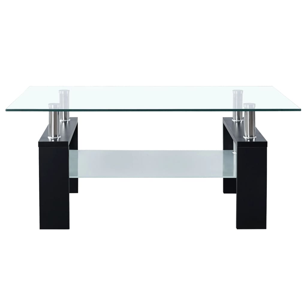 vidaXL Coffee Table End Table Sofa Table Living Room Furniture Tempered Glass